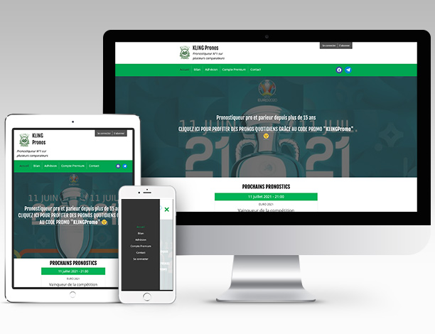 Site Web de KLING Pronos